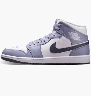 Кроссовки мужские Air Jordan 1 Mid Indigo Haze White/Blue DQ8426-145
