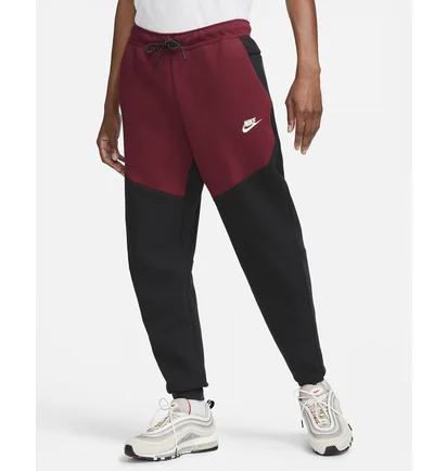 Штани чоловічі Nike Tech Fleece Taped Jogger Pants Bordo/Black Cu4495-018