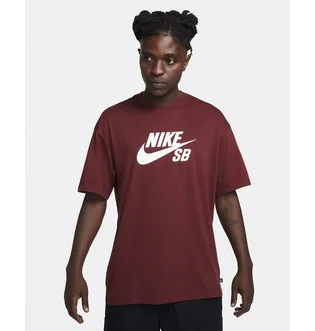 Футболка мужская Nike Sb Logo Skate T-Shirt Bordo CV7539-619