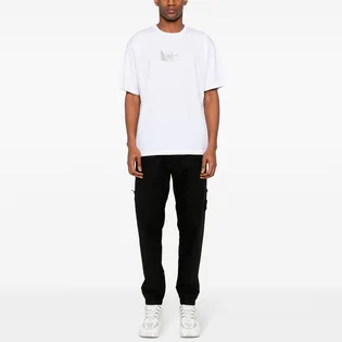 Футболка мужская Stone Island Reflective Badge Print T-Shirt White 80152RC88-V0001