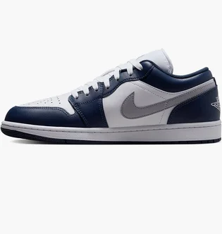 Кросівки чоловічі Air Jordan 1 Low Midnight Navy Blue/White 553558-141