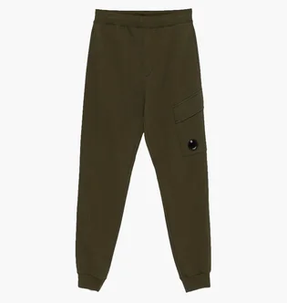 Штани чоловічі CP Company Diagonal Raised Fleece Cargo Olive 17CMSP017A-005086W-683