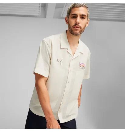 Сорочка чоловіча Puma Porsche Legacy Crews Go Summer Shirt Beige 624571-02