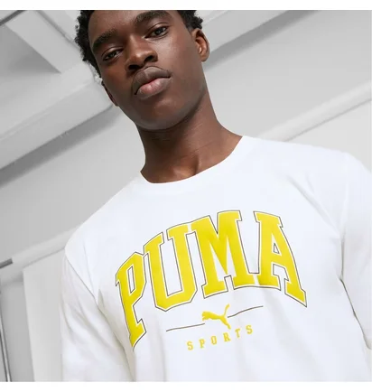 Футболка мужская Puma Squad Big Logo Tee White 684386-02