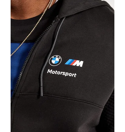 Куртка чоловіча Puma Bmw Motorsport Hooded Sweat Jacket Black 535864-01