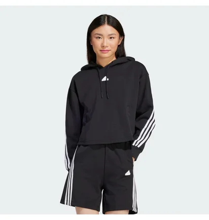 Худи женское Adidas Future Icons 3-Stripes Black IP1533