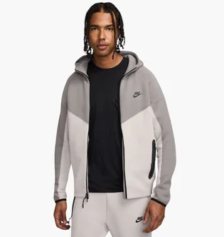 Толстовка мужская Nike Tech Fleece Fz Wr Grey FB7921-014
