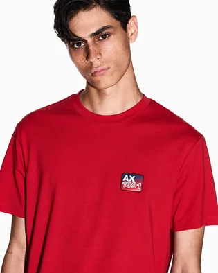 Футболка мужская Armani Exchange Regular Fit Red XM001486-AF10362