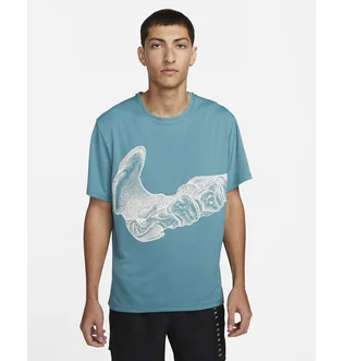 Футболка мужская Nike Dri-Fit Uv Run Division Miler Light Blue Dv9263-379