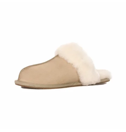 Тапочки женские UGG W Scuffette Ii Mustard Seed Beige 1106872-MSNT