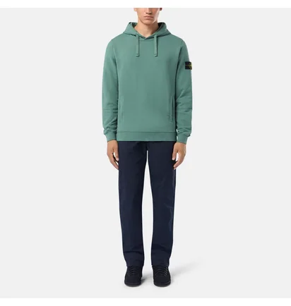 Худи мужское Stone Island Garment Dyed Hoodie Green 101564151-V0055