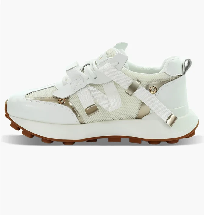 Кроссовки женские GOE Kremowe White RR2N4065
