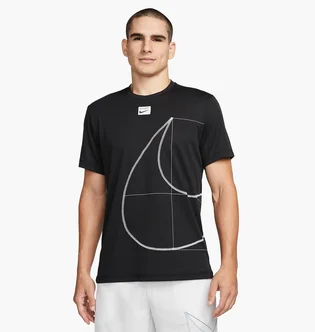 Футболка чоловіча Nike Dri-Fit Q5 MenS Short-Sleeve Fitness Top Black DQ6626-010