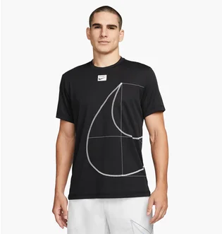 Футболка чоловіча Nike Dri-Fit Q5 MenS Short-Sleeve Fitness Top Black DQ6626-010