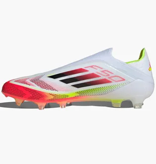 Бутсы мужские Adidas F50 Elite Laceless Fg White/Red IE1214