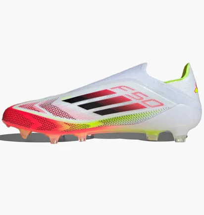 Бутсы мужские Adidas F50 Elite Laceless Fg White/Red IE1214