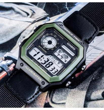 Часы мужские Casio Timeless Collection AE-1200WHB-1B