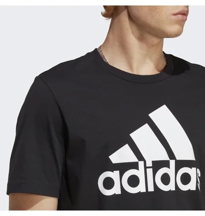 Футболка мужская Adidas Essentials Single Jersey Big Logo Tee Black Ic9347