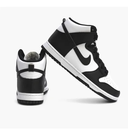 Кроссовки мужские Nike Dunk High Black/White Dd1399-105
