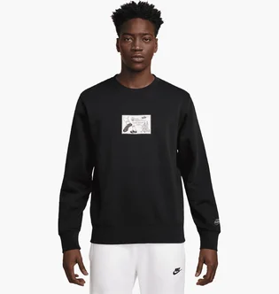 Світшот чоловічий Nike Club Bb Crw Reissue Black HV1244-010