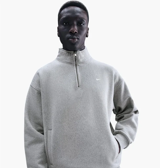 Кофта мужская Nike Nl Solo Swsh Bb Quarter Zip Grey HV1094-063