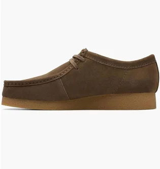 Туфли мужские Clarks Wallabeeevo Olive 26180920
