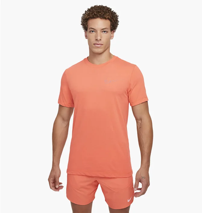 Футболка чоловіча Nike Df Run Division Peach FZ8056-629