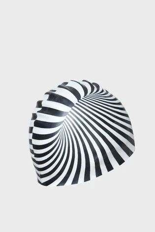 Шапочка для плавания Arena Poolish Moulded Black/White 1E774-231