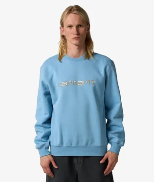 Свитшот мужской Carhartt WIP Carhartt Light Blue I030546.2QKXX