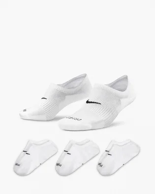 Носки женские Nike Evereday Plus Cush Footie White (3 пары) Dh5463-903