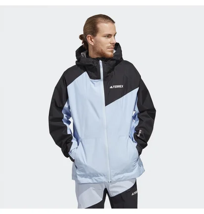 Куртка чоловіча Adidas Terrex Xperior Gore-Tex Paclite Rain Jacket Light Blue Hu1115