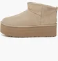 Угги женские UGG Classic Ultra Mini Platform Beige 1135092-SAN