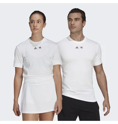 Футболка унісекс Adidas Tennis New York Graphic Tee White Hi5408