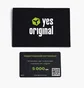 Подарочный сертификат yes, original номиналом 5000 грн