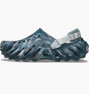 Тапочки мужские CROCS Echo Marbled Clog Blue 208454-0LE