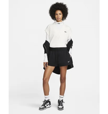 Шорты женские Nike Nsw Phoenix Fleece High-Rise Shorts Black FD1409-010