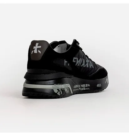 Кроссовки мужские Premiata Moerun Black/Grey VAR.6445