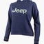 Худи женское Jeep Hooded Cropped Sweatshirt Striped Print Blue O102609-A184