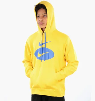 Худи мужское Nike Sportswear Swoosh League Yellow Dm5458-709