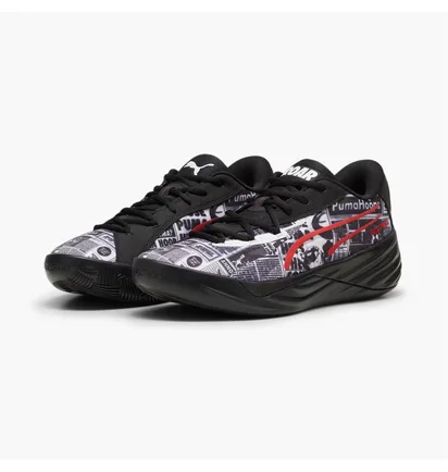 Кросівки чоловічі Puma All-Pro Nitro™ Media Day Basketball Shoes Black/Blue 310395-01