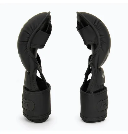 Рукавиці унісекс RDX Grappling Gloves Shooter T-15 Black GSR-T15MB
