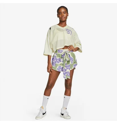 Спідниця жіноча Nike Osaka Collection Shorts Beige/Violet DX1848-386
