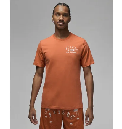 Футболка унісекс Air Jordan T-Shirt Artist Series By Umar Rashid Orange DX9559-812