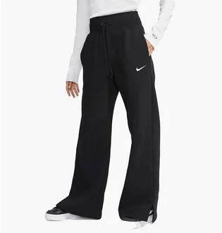 Штаны женские Nike Sportswear Phoenix Fleece High-Rise Wide-Leg Pants Black Dq5615-010