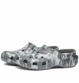 Тапочки мужские Crocs Classic Printed Camo Clog Grey 206454-0IE