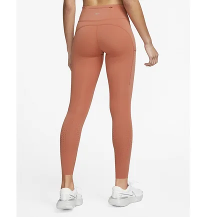 Легінси жіночі Nike Epic Luxe WomenS Mid-Rise Pocket Leggings Orange CN8041-827