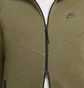 Толстовка чоловіча Nike Tech Fleece Full-Zip Windrunner Hoodie Olive FB7921-222