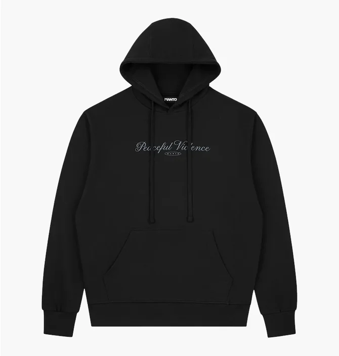 Худі чоловіче Manto Peaceful Violence Black 3764