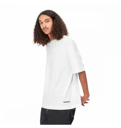 Футболка мужская Carhartt Wip S/S Link Script T-Shirt White I031373-00AXX