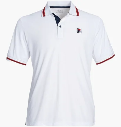 Поло мужское Fila Polo Piro White FBM131110001
